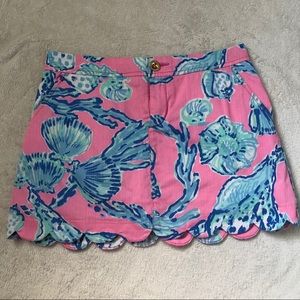 Lilly Pulitzer Skort pink pout barefoot princess